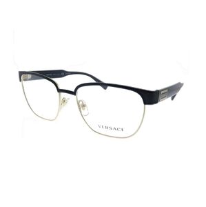 Versace Black Gold Mens Eyeglasses